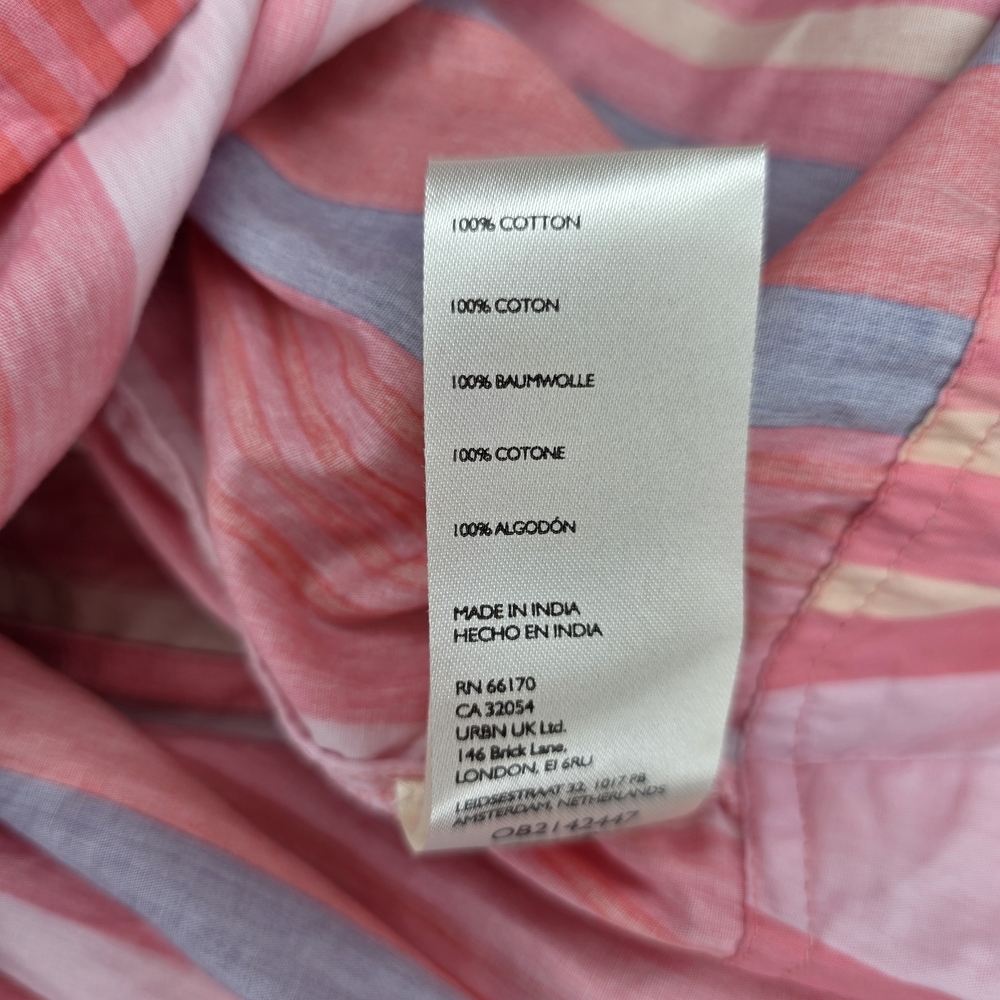 Free People Pink and Blue Striped Midi Dress - Picture 8 of 12